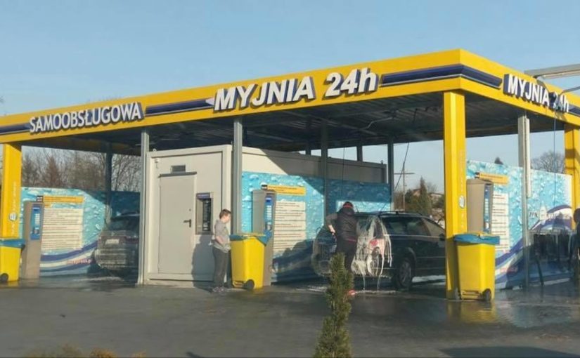 Myjnia samochodowa w Gidlach